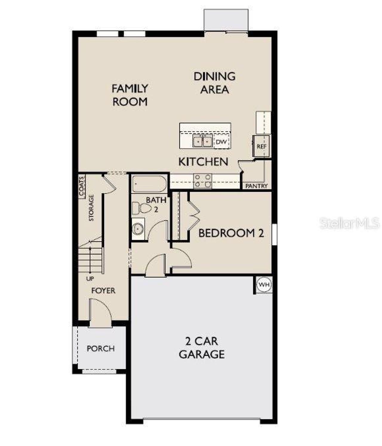 2D floor plan layout of this home in Pinecone Reserve, Brooksville, FL (Image 2). 2D floor plan layout of this home in Pinecone Reserve, Brooksville, FL (Image 2).