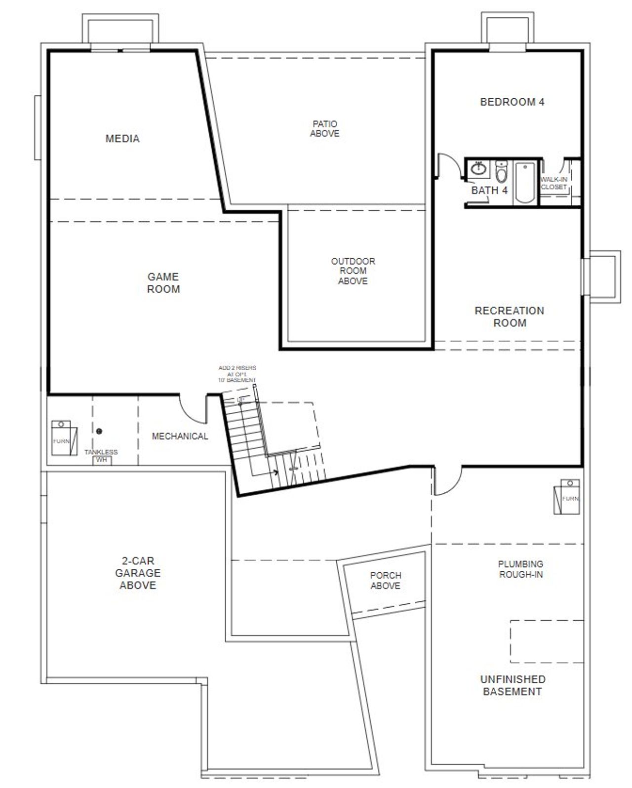 2D floor plan layout for the Vector 2 by Infinity Properties in Vector at the Canyons, Castle Pines, CO (Image 2). 2D floor plan layout for the Vector 2 by Infinity Properties in Vector at the Canyons, Castle Pines, CO (Image 2).