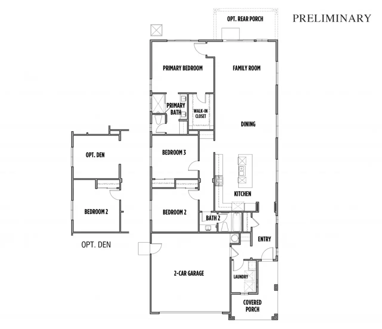 2D floor plan layout of this home in The Enclave at Hidden Oaks, Georgetown, TX (Image 2). 2D floor plan layout of this home in The Enclave at Hidden Oaks, Georgetown, TX (Image 2).