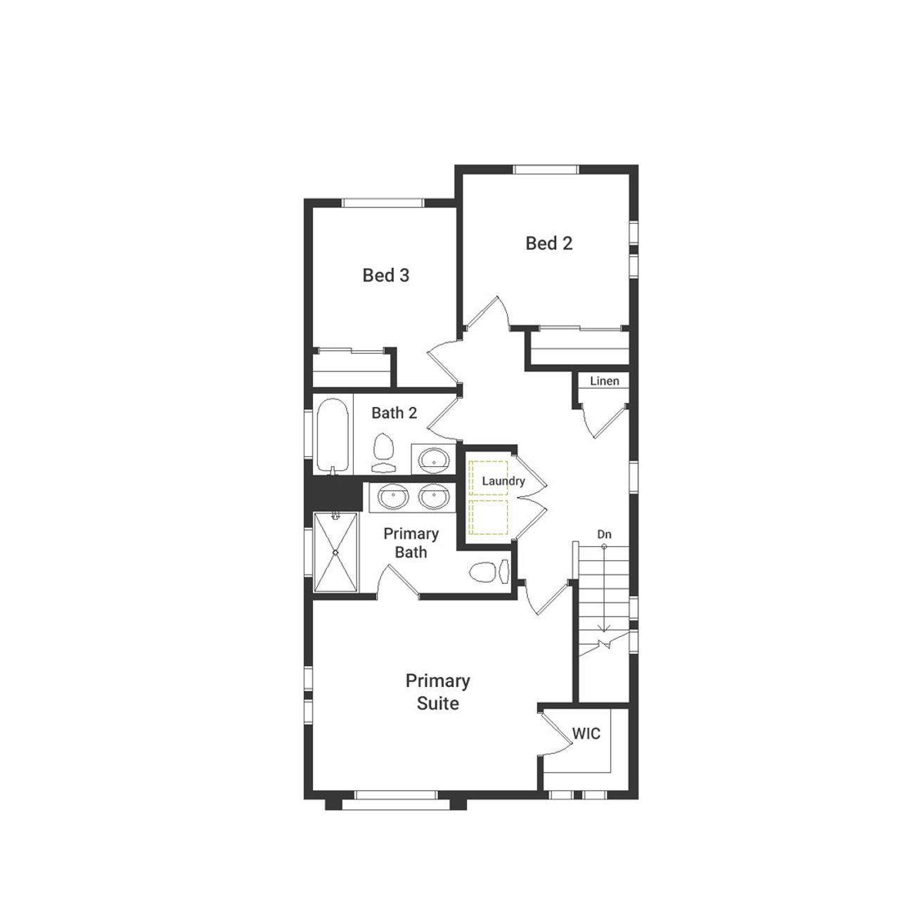 2D floor plan layout of this home in Sky Ranch, Watkins, CO (Image 2). 2D floor plan layout of this home in Sky Ranch, Watkins, CO (Image 2).