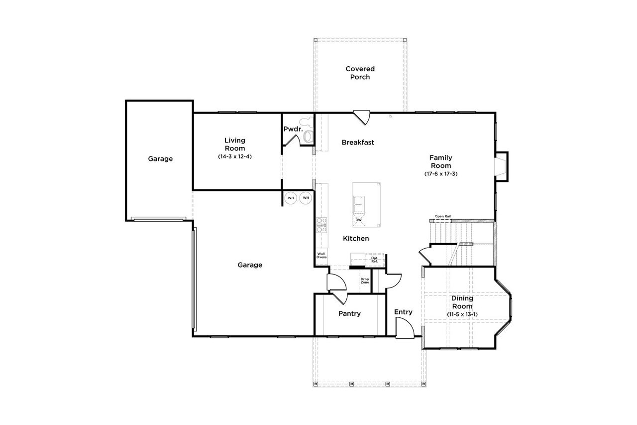2D floor plan layout for the Nova by DRB Homes in Brush Arbor, McDonough, GA (Image 2). 2D floor plan layout for the Nova by DRB Homes in Brush Arbor, McDonough, GA (Image 2).