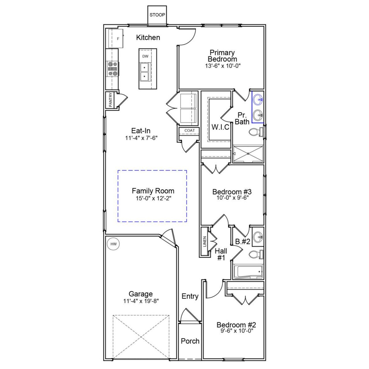 2D floor plan layout of this home in Laurinton Farms, Hopkins, SC (Image 2). 2D floor plan layout of this home in Laurinton Farms, Hopkins, SC (Image 2).