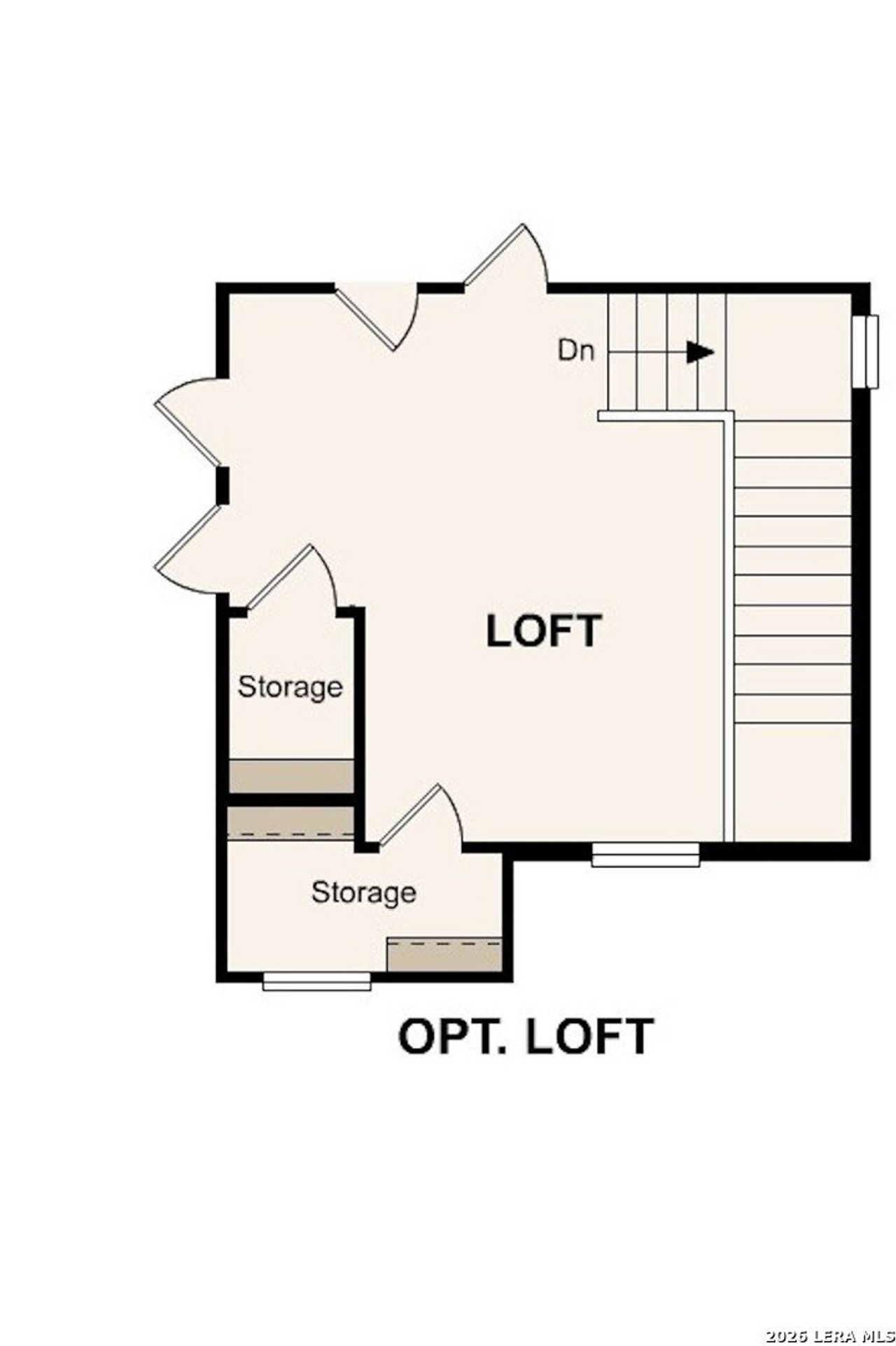 2D floor plan layout of this home in Millican Grove, San Antonio, TX (Image 2).