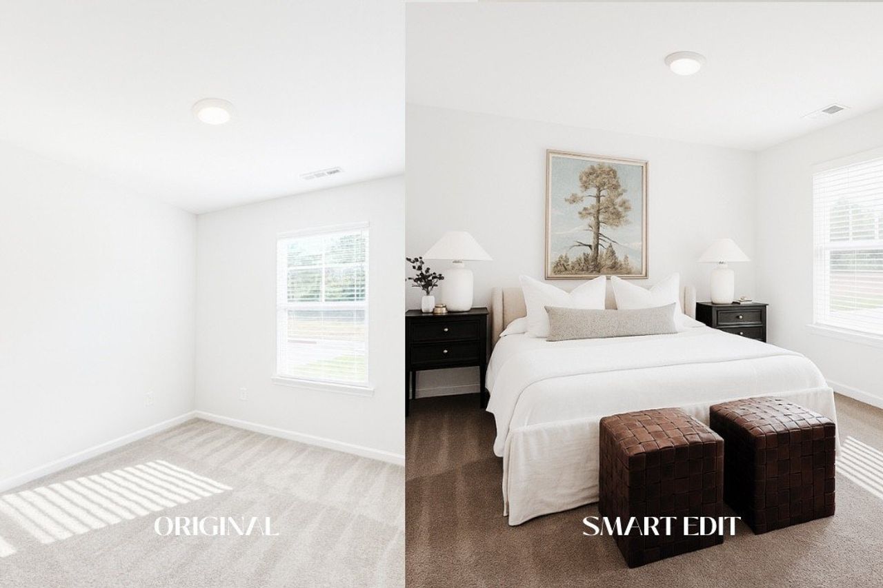 Furnished interior view inside a new home in Wheatfield, Shelbyville (Image 2).