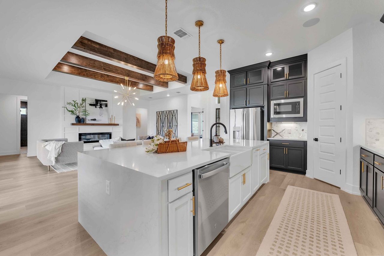 Furnished interior view inside a new home in Bella Charca, Nolanville (Image 2).