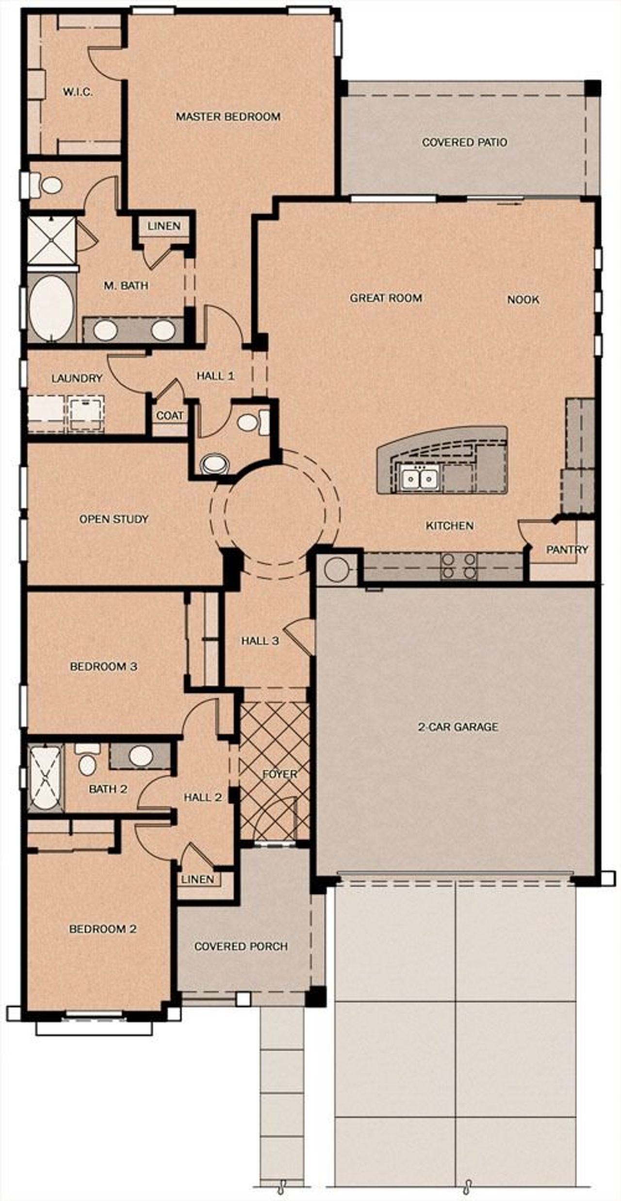 Image 2 of a home in Seaboard at Cooley Station.