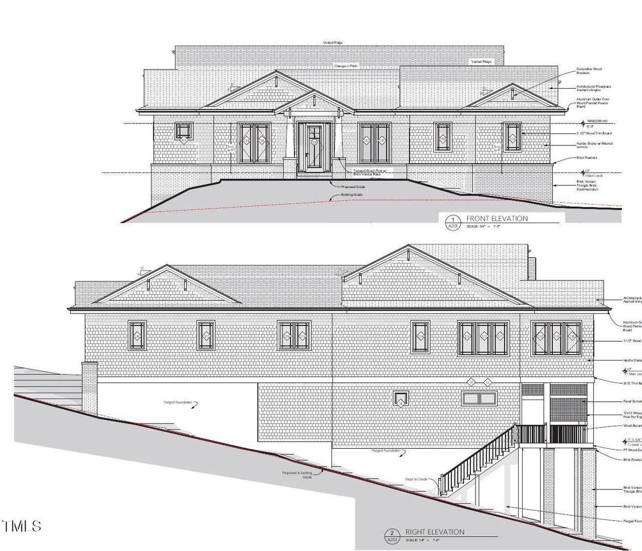 Elevations #1_74 Umstead Elevations #1_74 Umstead