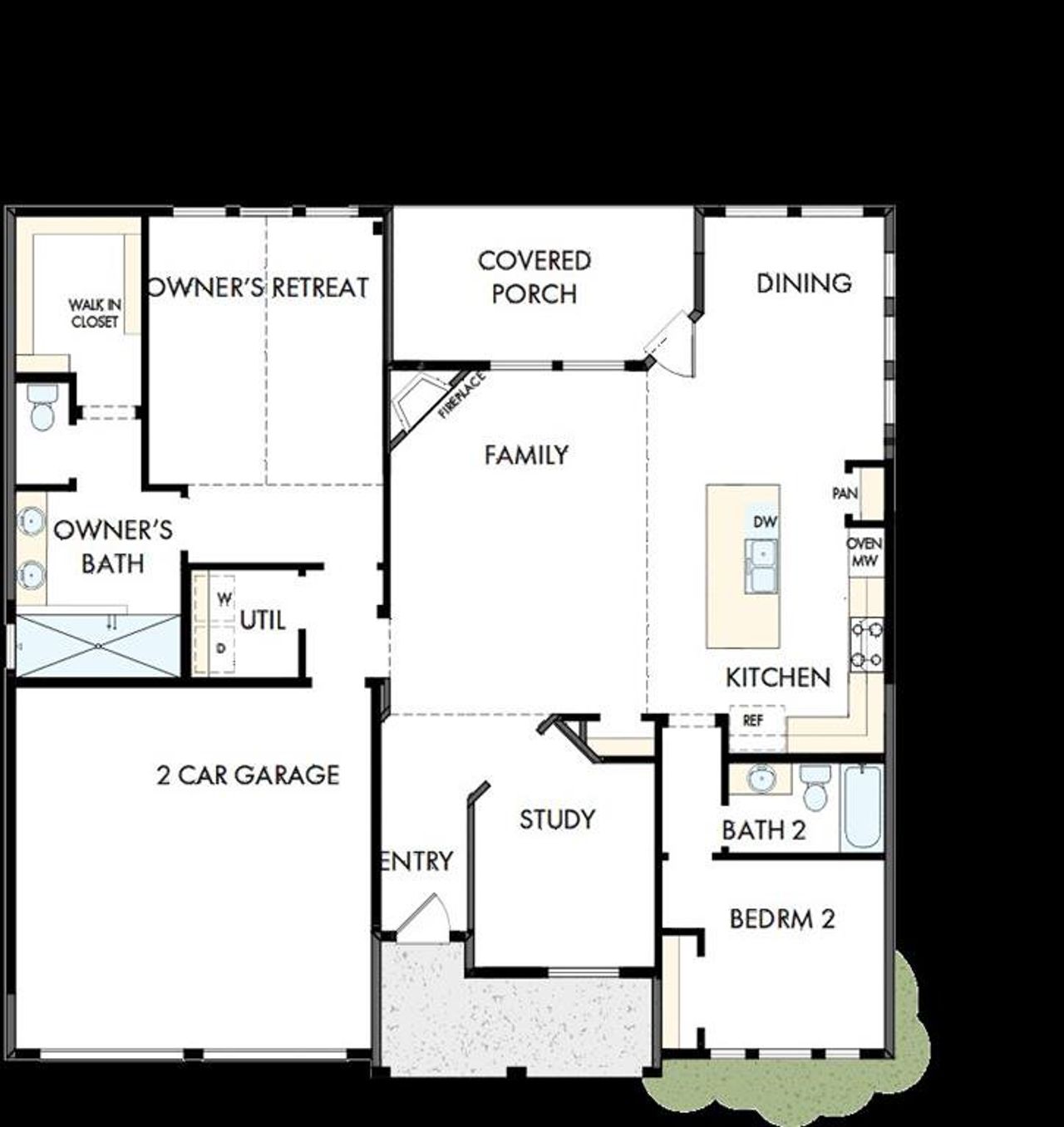 View of floor plan / room layout
