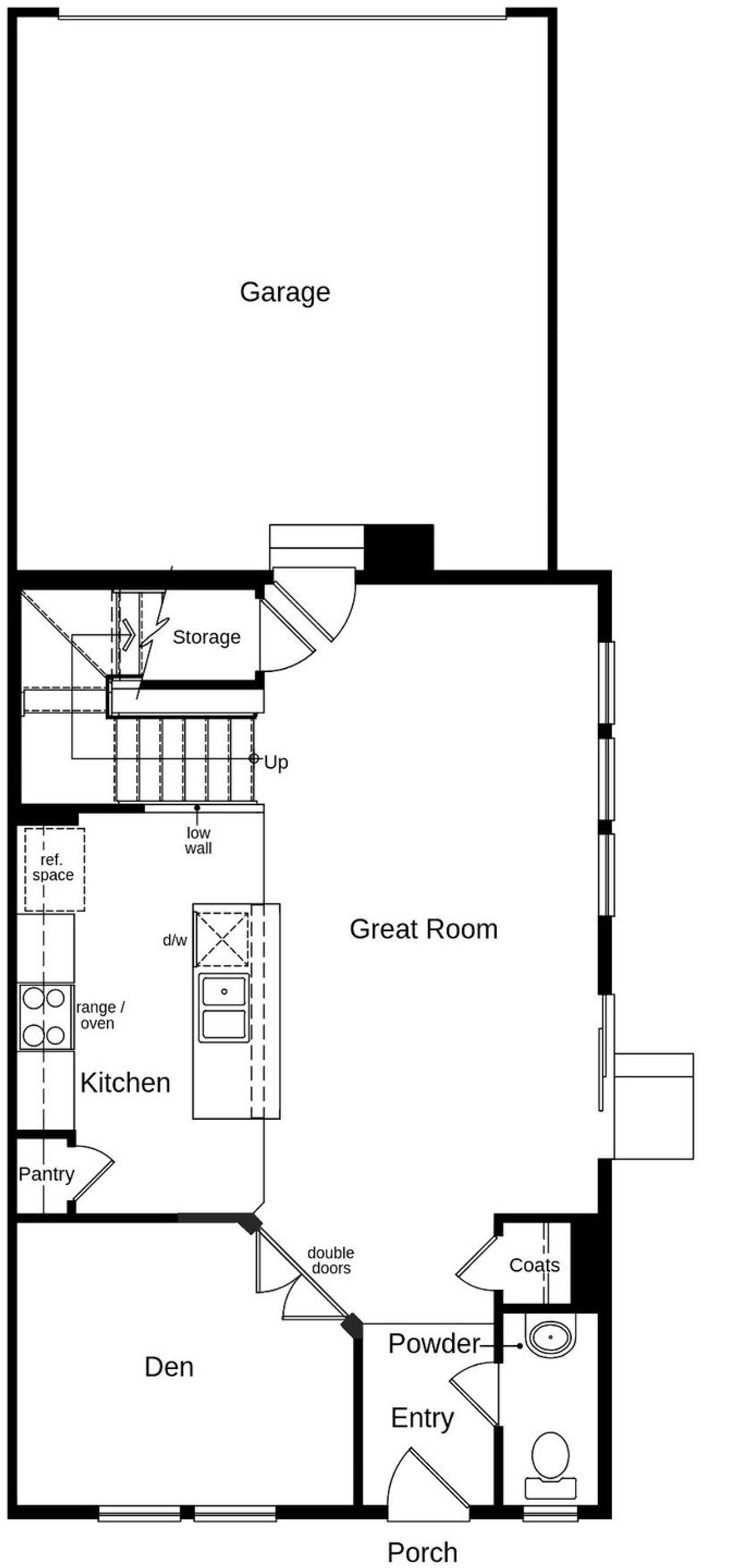 2D floor plan layout of this home in Windler Villas, Aurora, CO (Image 2).