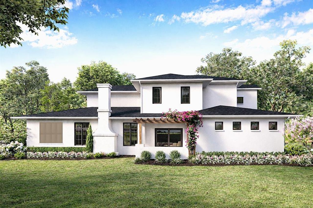 Front exterior of a new home in , Winter Park, FL, highlighting curb appeal (Image 2).