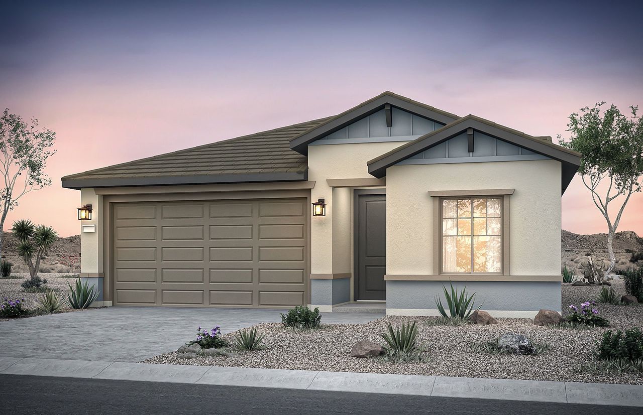 Representative exterior photo of a completed home built from the Hummingbird by Pulte Homes in Alamar, Avondale, AZ (Image 2).