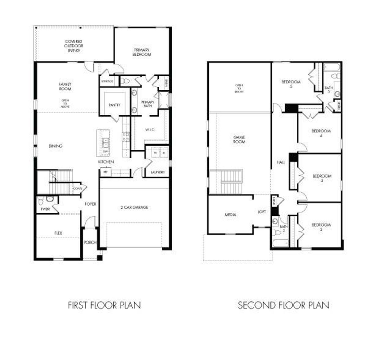 2D floor plan layout of this home in , Farmersville, TX (Image 2). 2D floor plan layout of this home in , Farmersville, TX (Image 2).