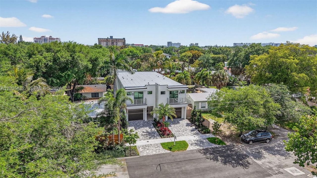 Front exterior of a new home in , Fort Lauderdale, FL, highlighting curb appeal (Image 2). Front exterior of a new home in , Fort Lauderdale, FL, highlighting curb appeal (Image 2).