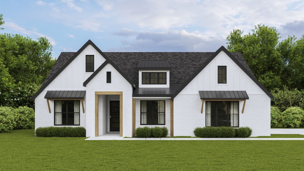 2D floor plan layout of this home in Sweetgrass, Haslet, TX (Image 2).