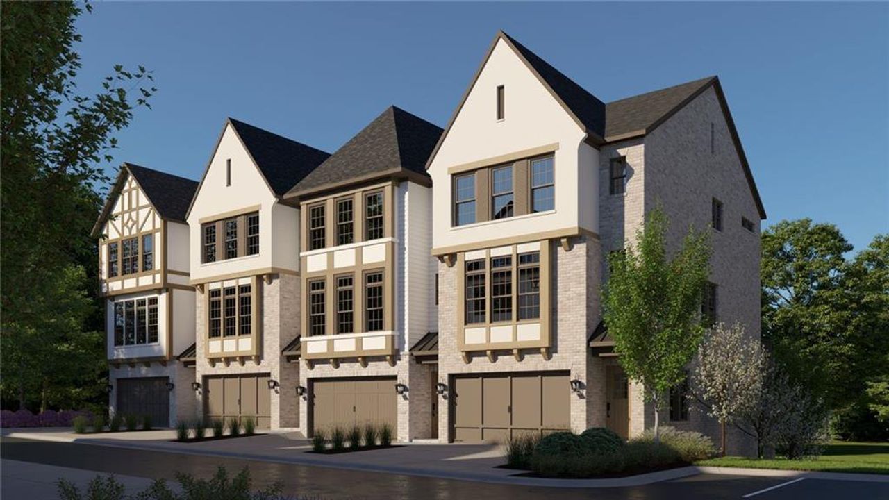Front exterior of a new home in , Alpharetta, GA, highlighting curb appeal (Image 2).