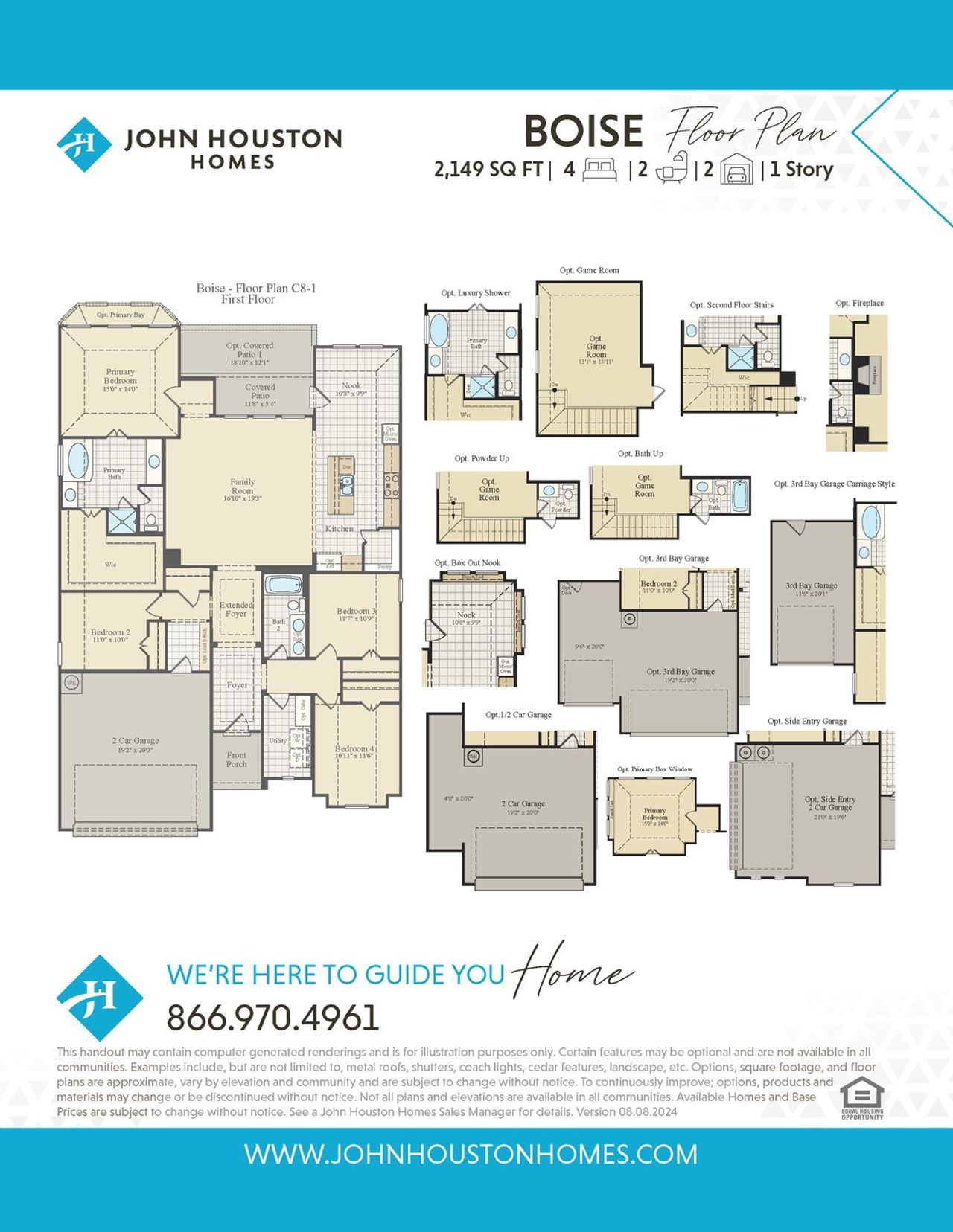 2D floor plan layout for the Boise by John Houston Homes in Callan Village, Lorena, TX (Image 2). 2D floor plan layout for the Boise by John Houston Homes in Callan Village, Lorena, TX (Image 2).