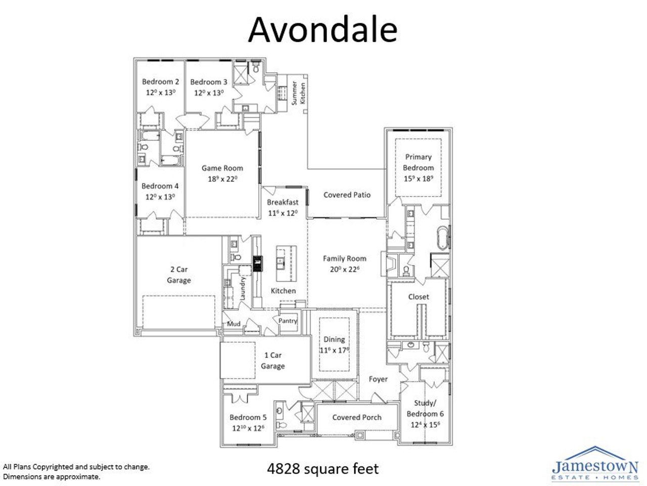 2D floor plan layout for the Avondale by Jamestown Estate Homes in Lakeview, Waller, TX (Image 2). 2D floor plan layout for the Avondale by Jamestown Estate Homes in Lakeview, Waller, TX (Image 2).