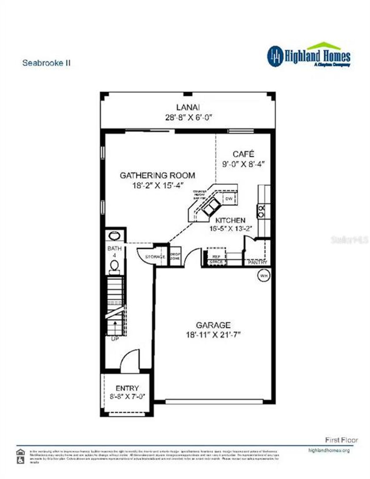 2D floor plan layout of this home in Jackson Crossing, Palmetto, FL (Image 2). 2D floor plan layout of this home in Jackson Crossing, Palmetto, FL (Image 2).