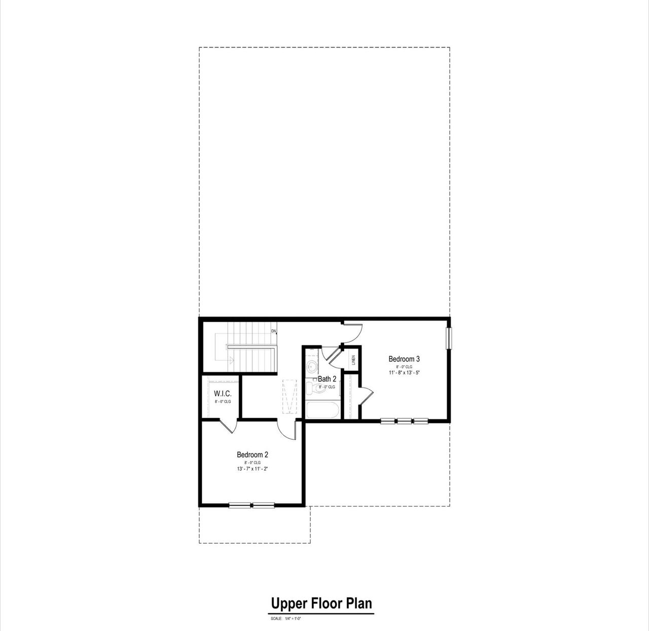 2D floor plan layout for the Forest View by View Homes in August Fields, New Braunfels, TX (Image 2).