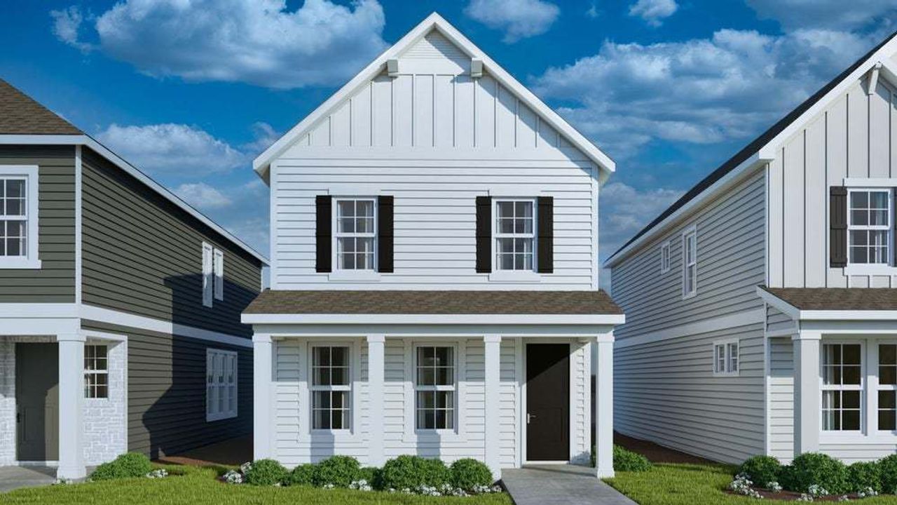 Image 2 representing the Bluebonnet II by Blackburn Homes in Retreat at Hero Way, Leander, TX.