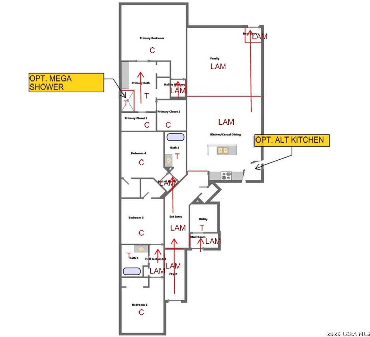 2D floor plan layout of this home in Stillwater Ranch, San Antonio, TX (Image 2). 2D floor plan layout of this home in Stillwater Ranch, San Antonio, TX (Image 2).