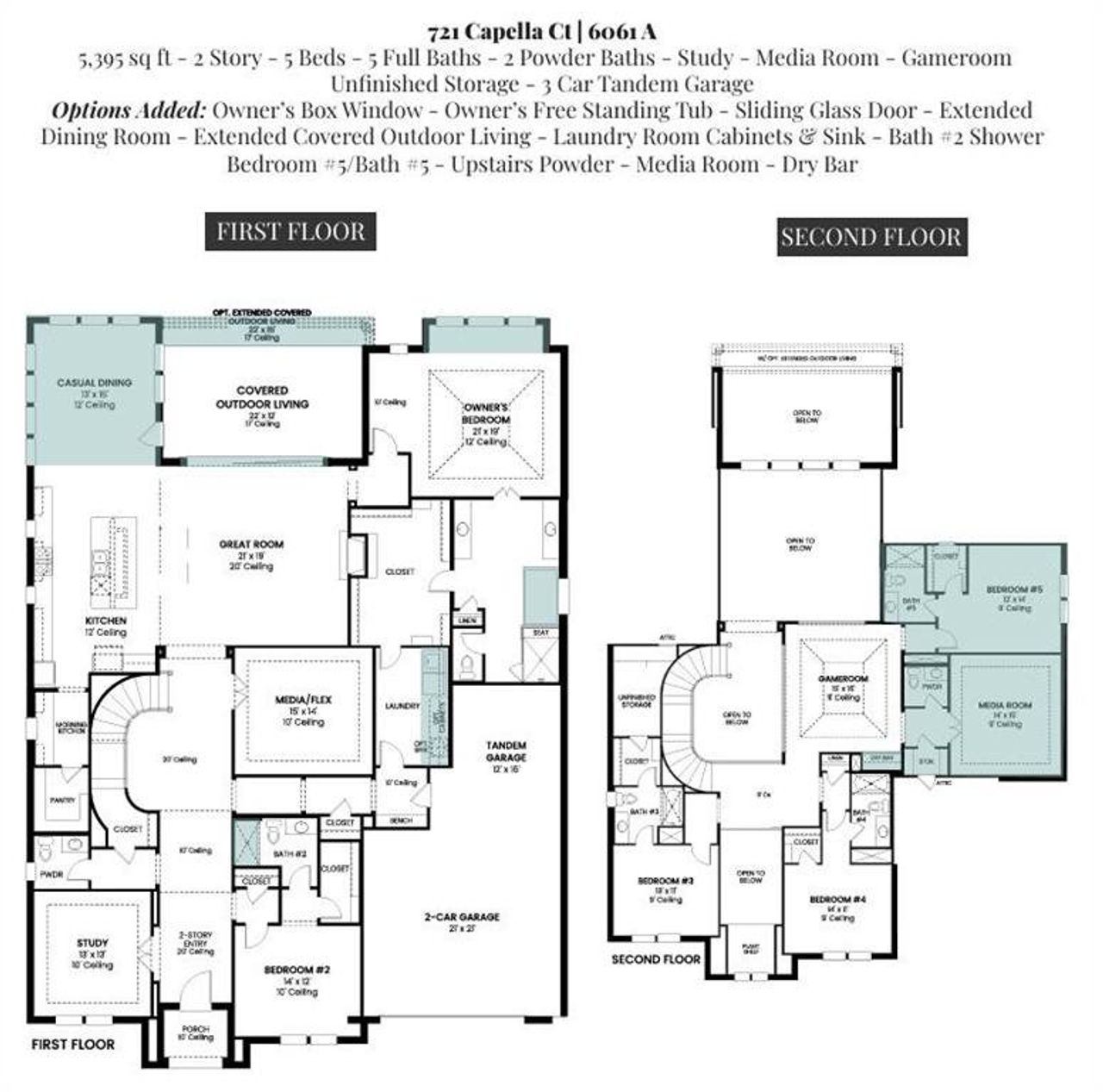 721 Capella Ct_Floor Plan with options selected 721 Capella Ct_Floor Plan with options selected