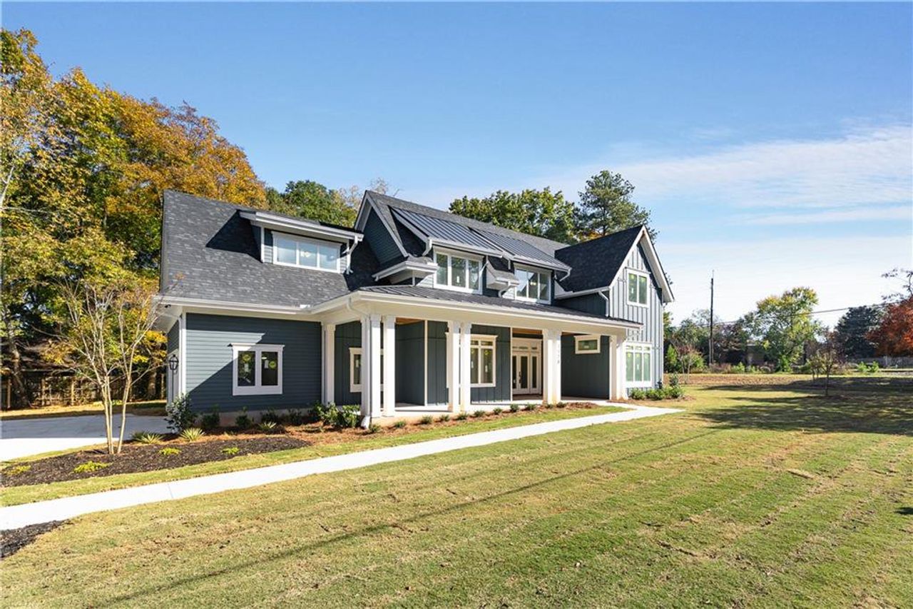 Exterior details and patio area of a home in , Clarkston (Image 2).