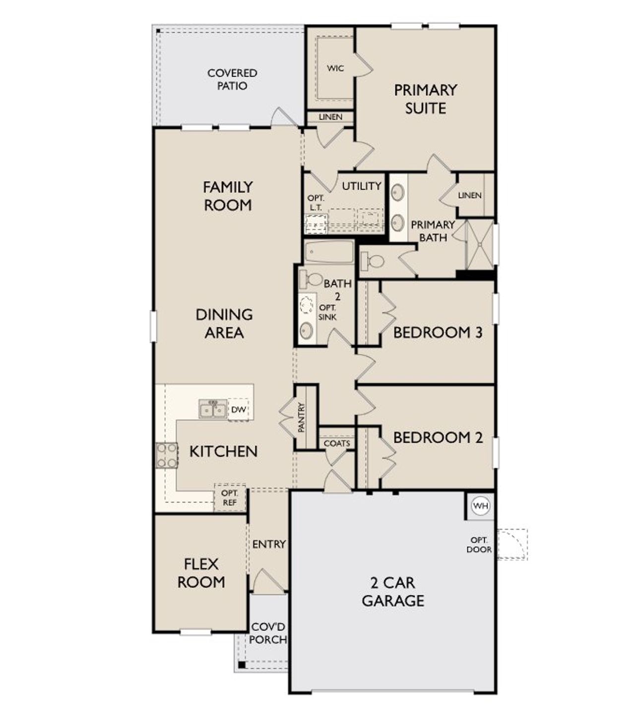 Image 2 representing the Brodie by Ashton Woods in Rolling Glen, Hutto, TX.