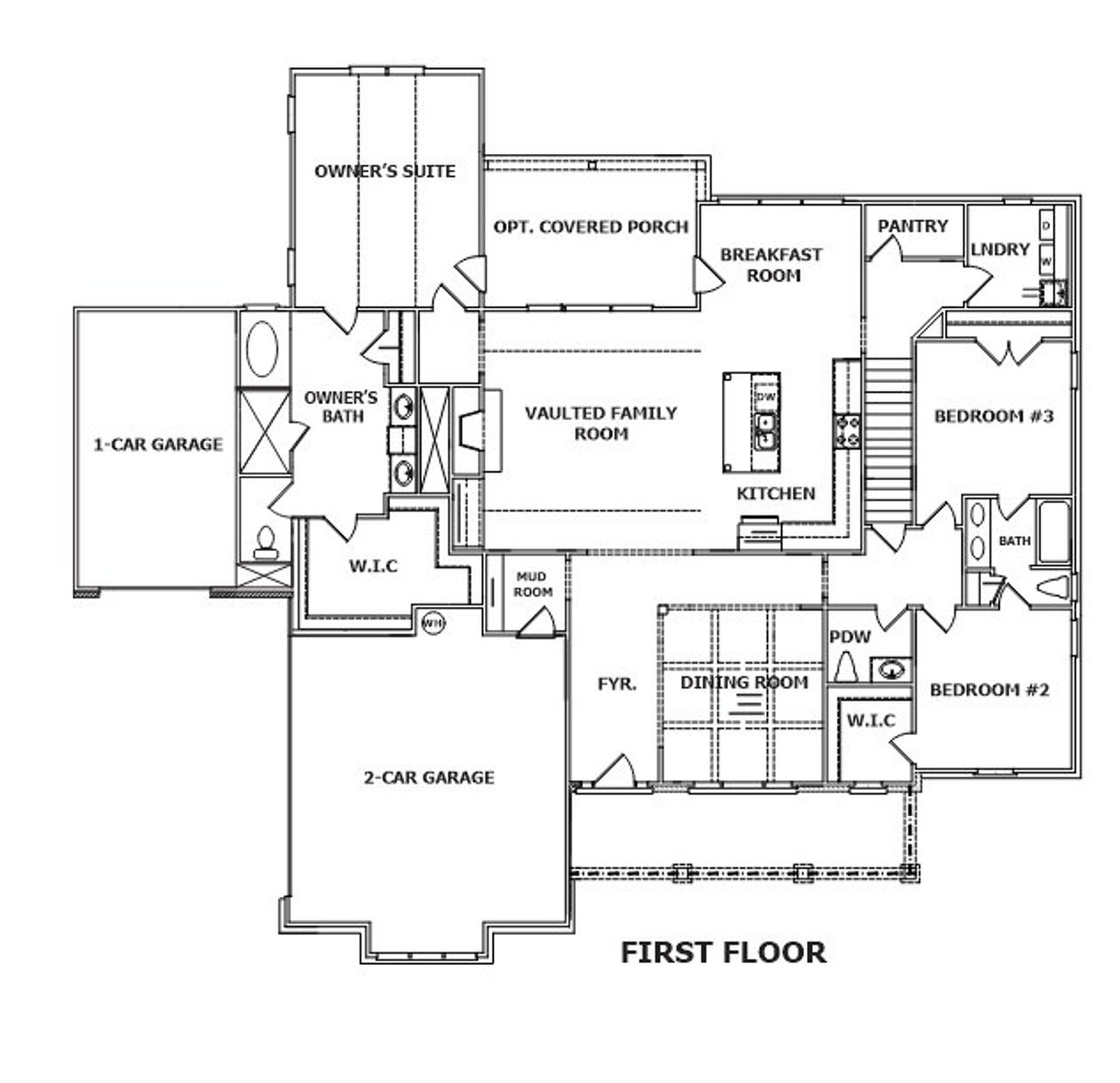2D floor plan layout of this home in St. Regis, Oxford, GA (Image 2).