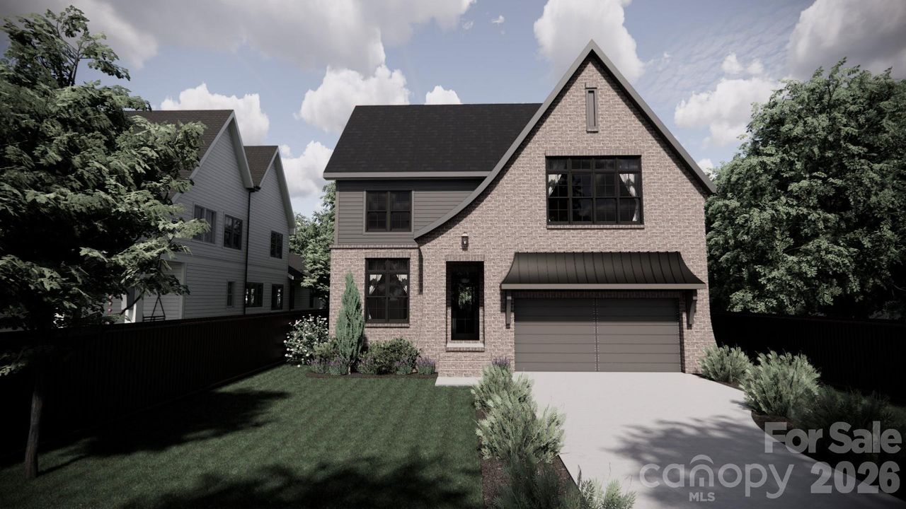 Front exterior of a new home in , Charlotte, NC, highlighting curb appeal (Image 2).