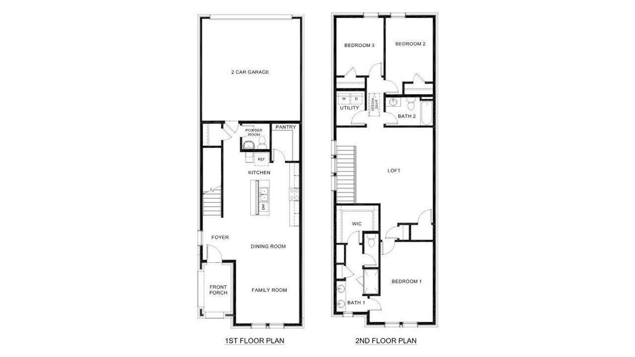 2D floor plan layout of this home in Waterbend, Euless, TX (Image 2). 2D floor plan layout of this home in Waterbend, Euless, TX (Image 2).