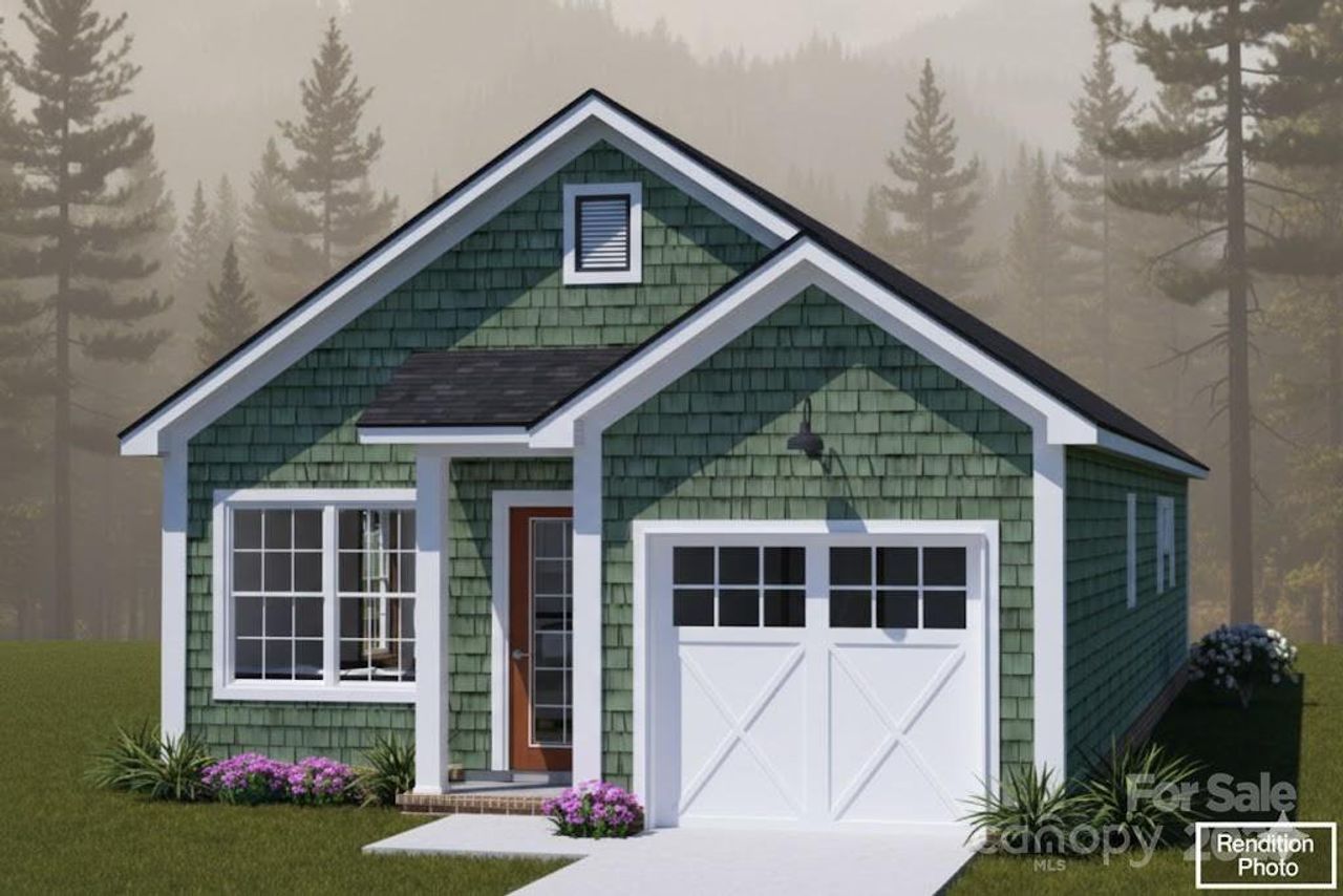 Front exterior of a new home in , Maggie Valley, NC, highlighting curb appeal (Image 2).