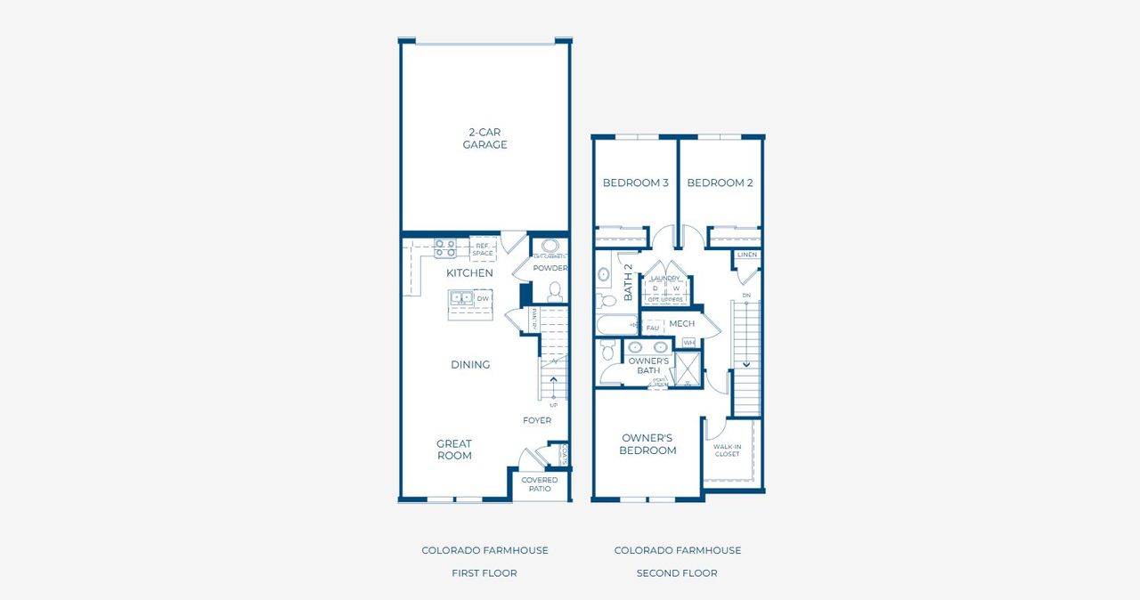 2D floor plan layout of this home in Harvest Crossing, Aurora, CO (Image 2). 2D floor plan layout of this home in Harvest Crossing, Aurora, CO (Image 2).