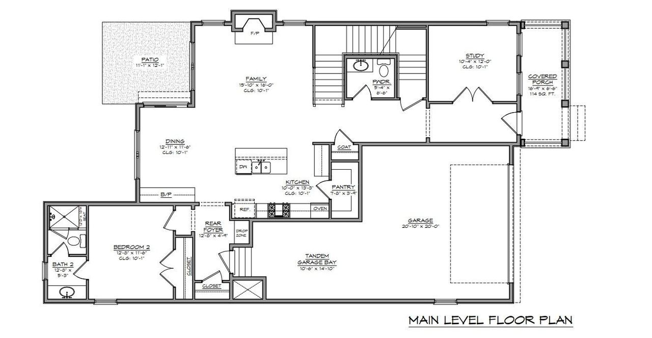2D floor plan layout of this home in Westerly, Erie, CO (Image 2).