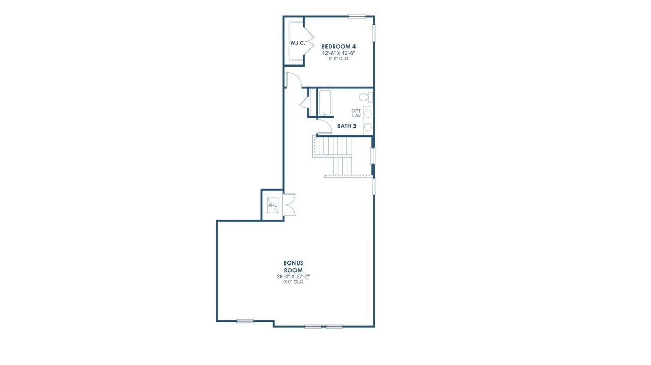 2D floor plan layout for the Key West II by Homes by WestBay in Pasadena Woods, Dade City, FL (Image 2).