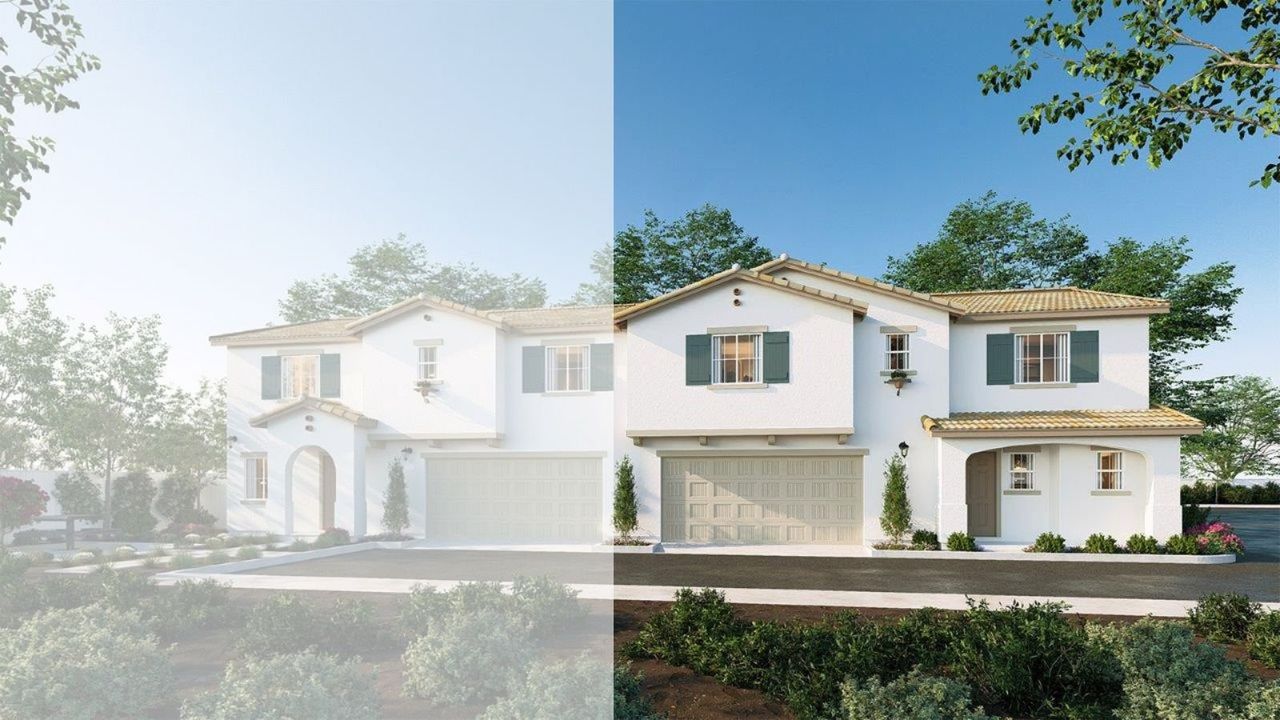 Representative exterior photo of a completed home built from the Plan by D.R. Horton in Westerly, Lillington, NC (Image 2). Representative exterior photo of a completed home built from the Plan by D.R. Horton in Westerly, Lillington, NC (Image 2).