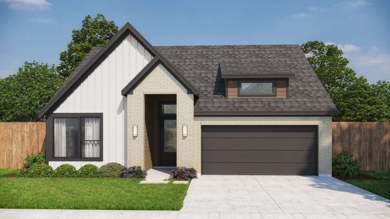 Representative exterior photo of a completed home built from the Hudson by Graham Hart Home Builder in Talon Hills, Fort Worth, TX (Image 2).