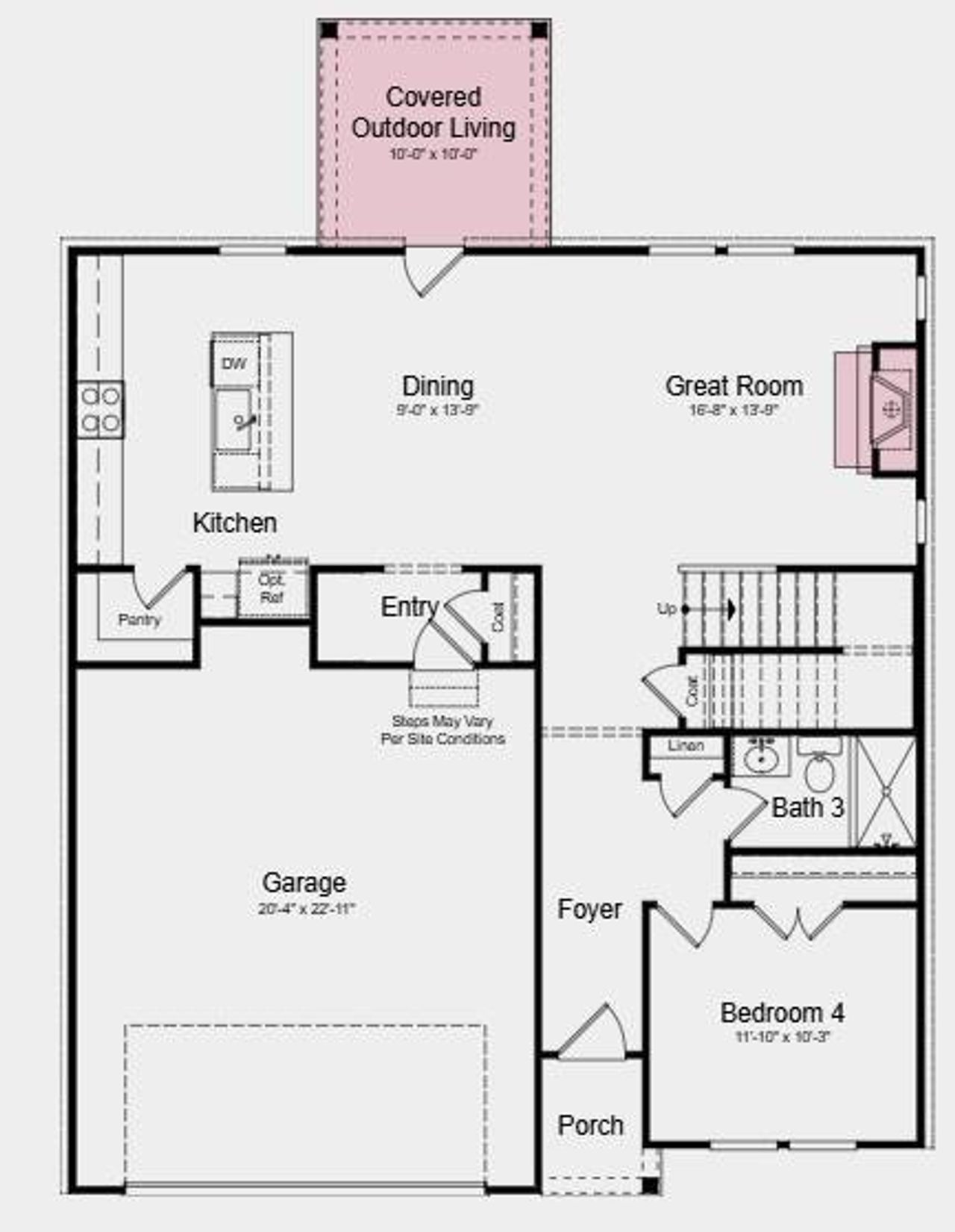 2D floor plan layout of this home in Weatherfield, Buford, GA (Image 2). 2D floor plan layout of this home in Weatherfield, Buford, GA (Image 2).