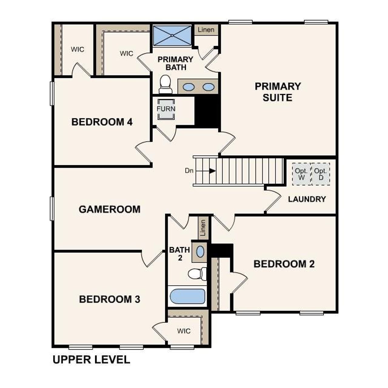 2D floor plan layout of this home in Buffalo Creek, Union, SC (Image 2).
