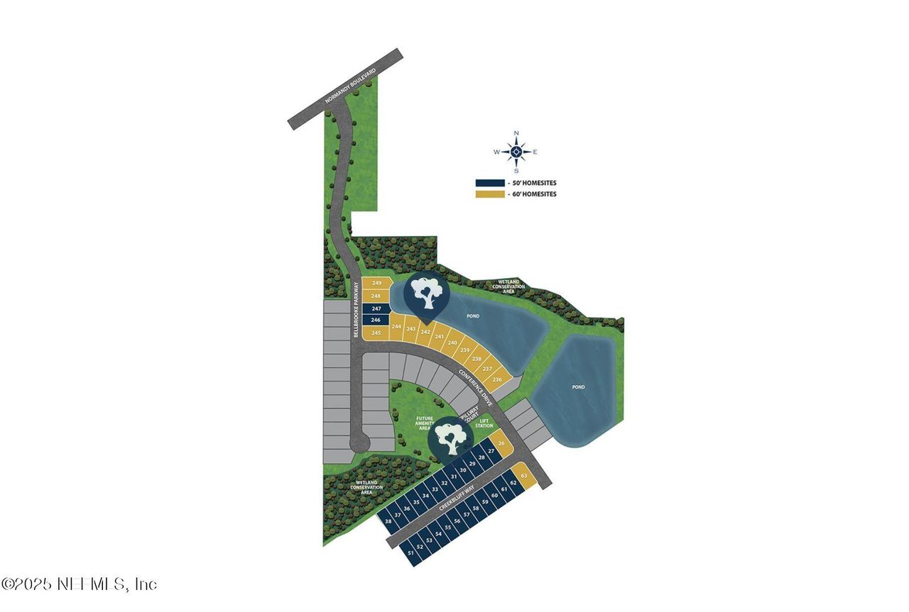 Front exterior of a new home in Bellbrooke, Jacksonville, FL, highlighting curb appeal (Image 2).