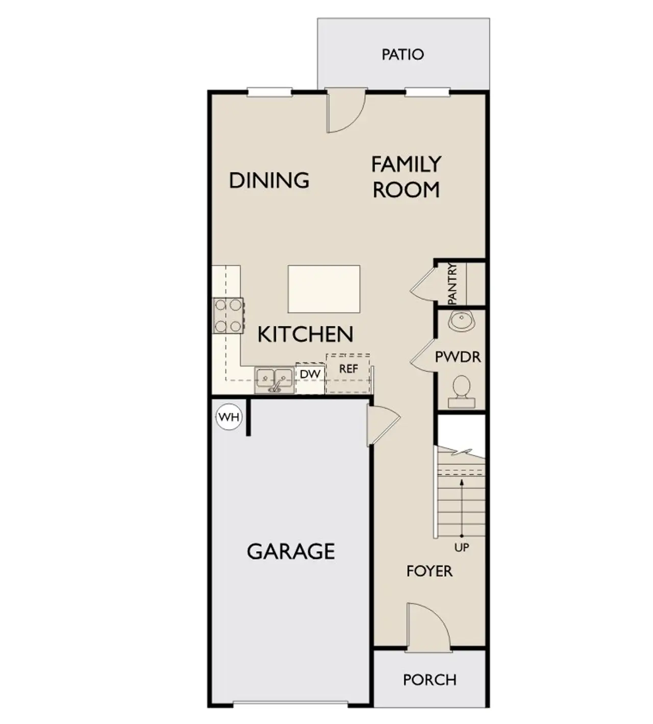 2D floor plan layout for the Indigo by Ashton Woods in Park Vue, Atlanta, GA (Image 2). 2D floor plan layout for the Indigo by Ashton Woods in Park Vue, Atlanta, GA (Image 2).