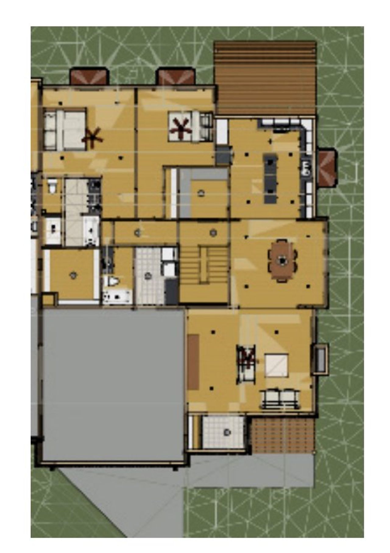 2D floor plan layout for the Eagles Nest by Benchmark Custom Homes in Cottages at Kelly Farm, Greeley, CO (Image 2). 2D floor plan layout for the Eagles Nest by Benchmark Custom Homes in Cottages at Kelly Farm, Greeley, CO (Image 2).