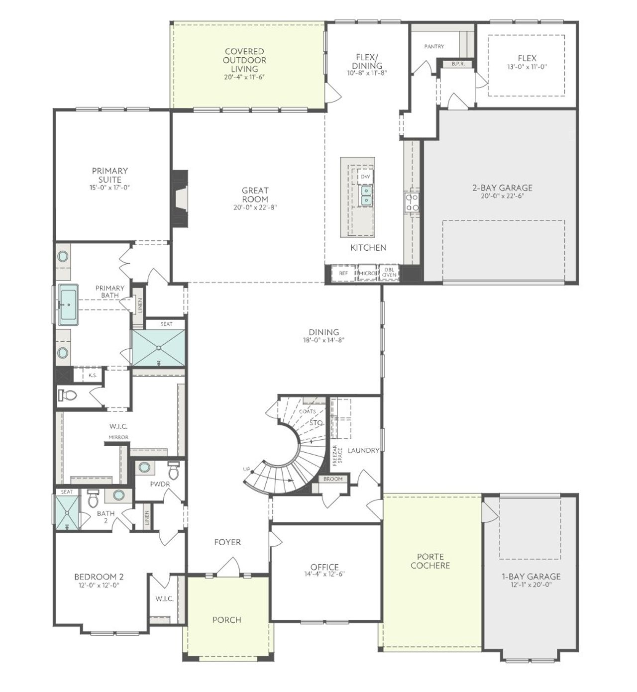 Image 2 representing the Camden by Tri Pointe Homes in The Estates at James Lane, Fulshear, TX.