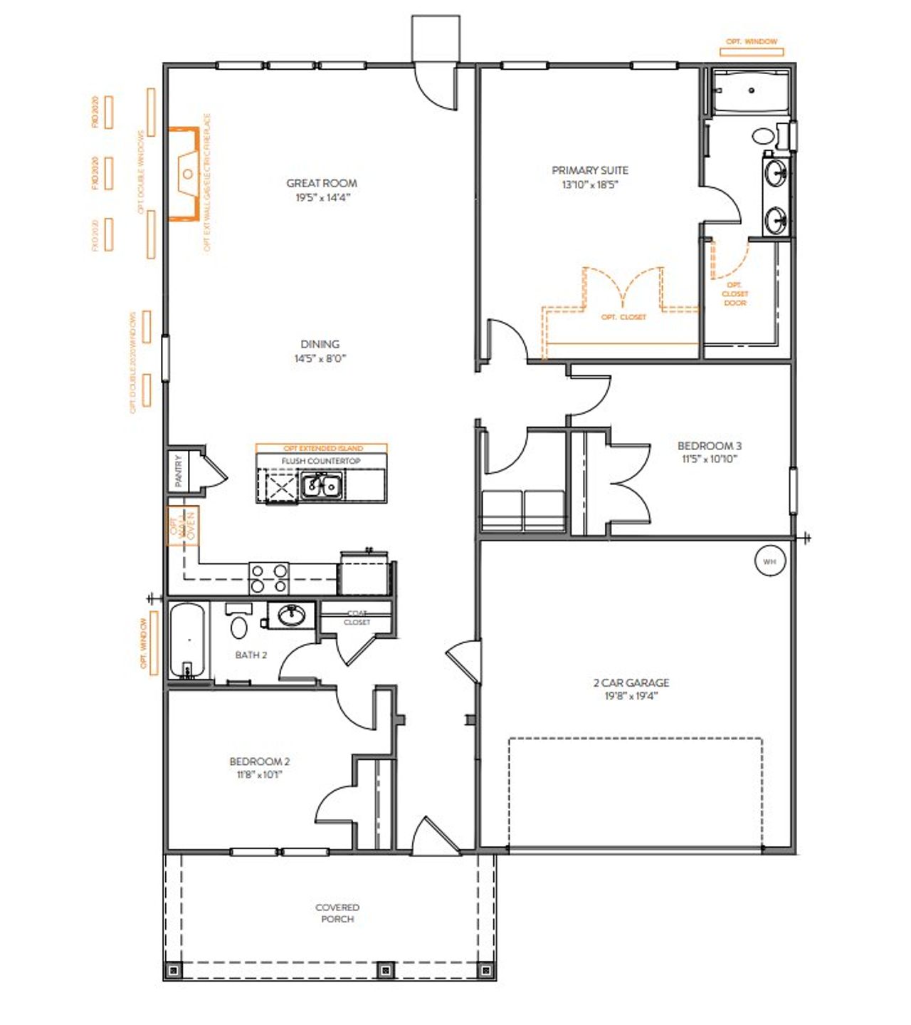 Image 2 representing the Durell P by True Homes in Homecoming, Ravenel, SC.