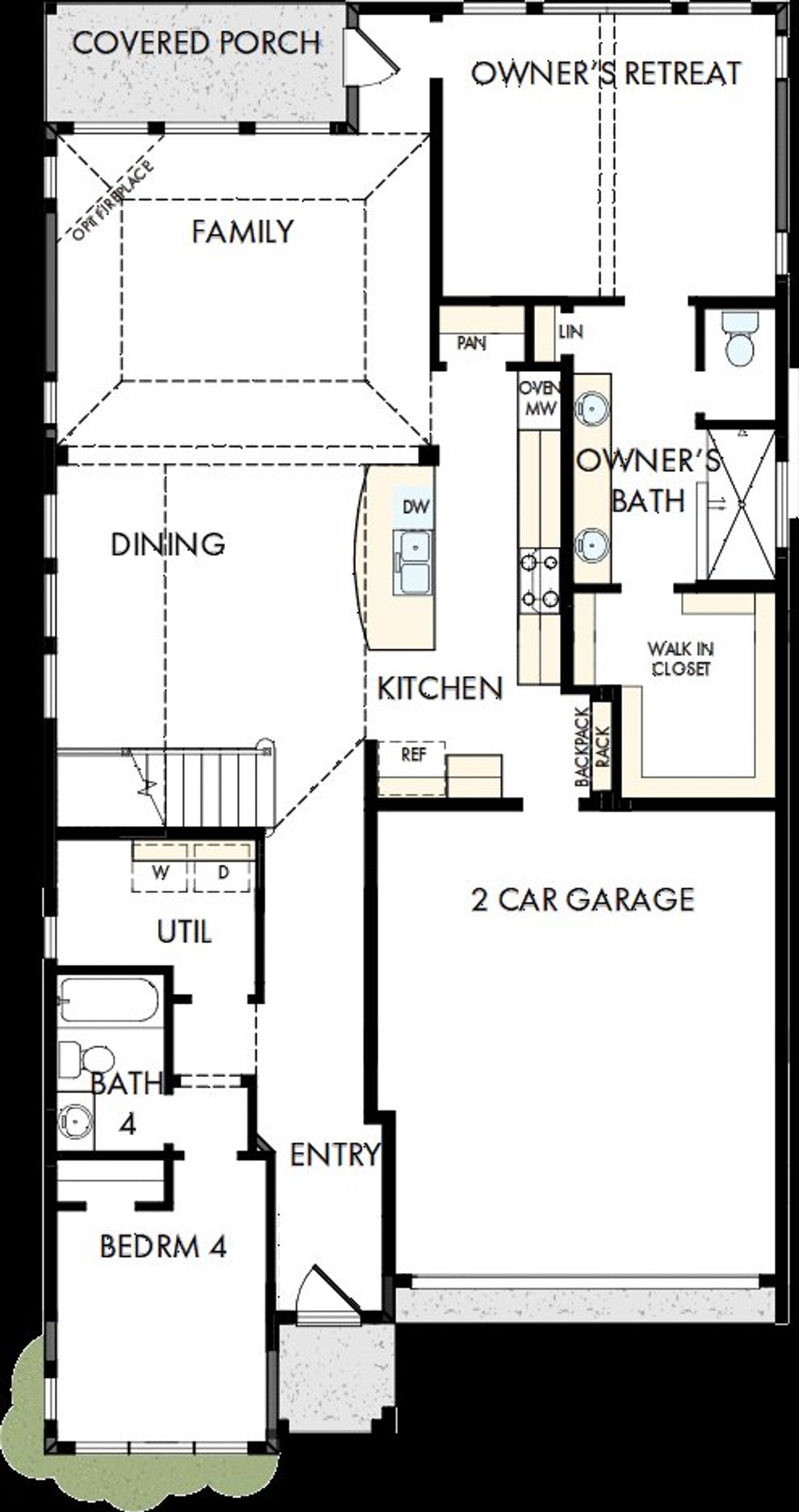 2D floor plan layout of this home in Landmark, Denton, TX (Image 2). 2D floor plan layout of this home in Landmark, Denton, TX (Image 2).