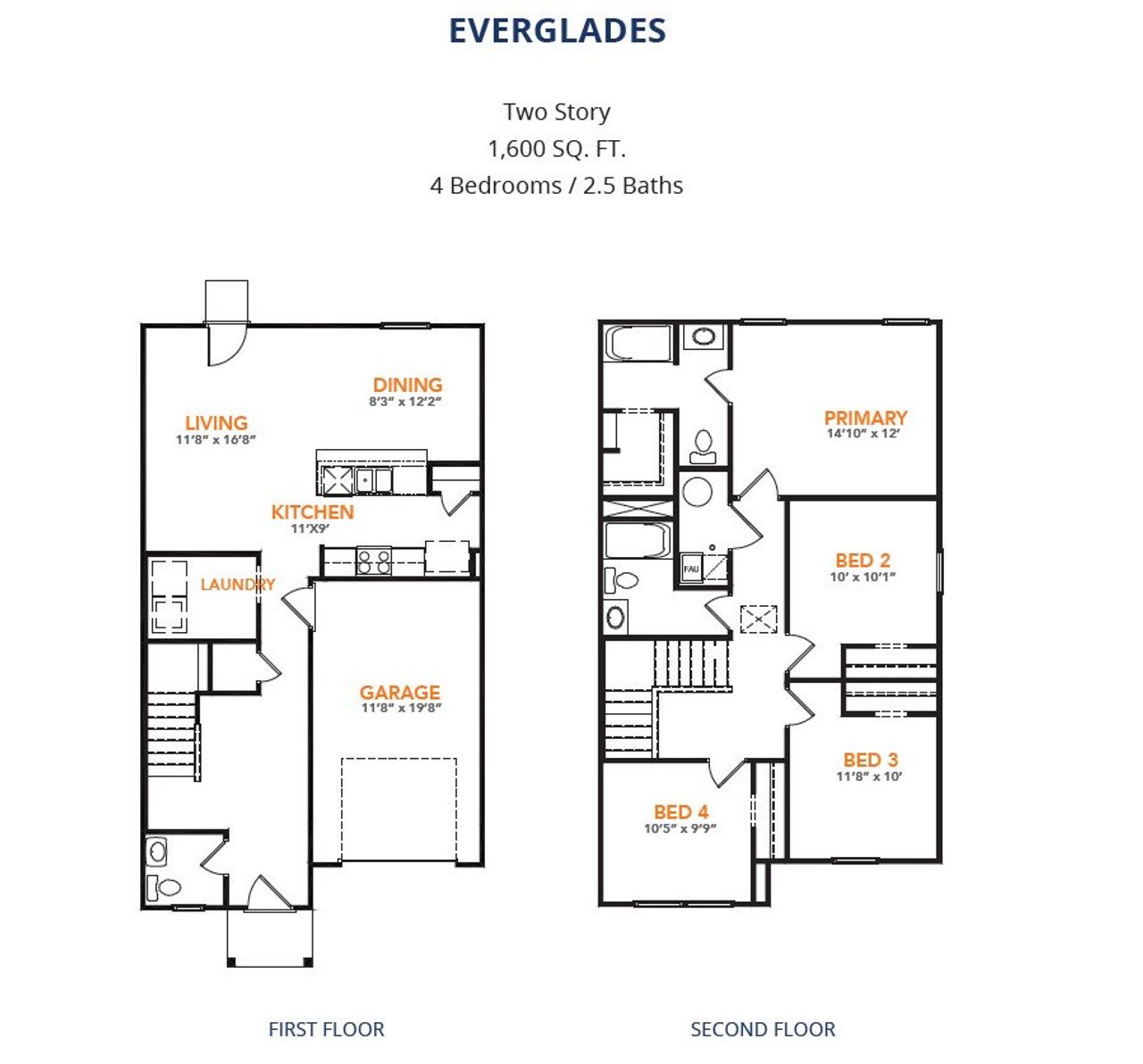Front exterior of a new home in Heather Heights, Itasca, TX, highlighting curb appeal (Image 2).