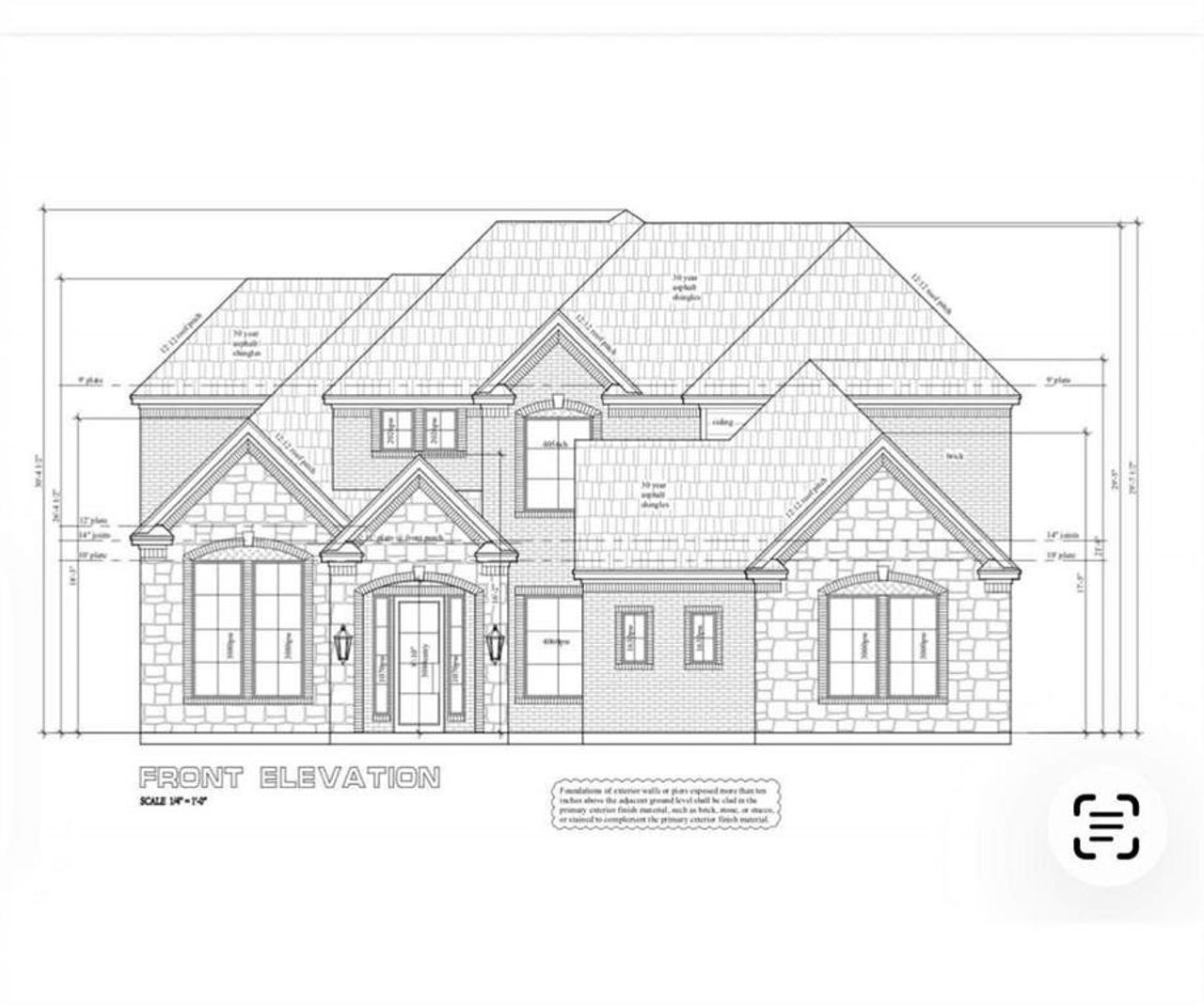 Exterior rendering of this home design in , Gordonville, TX (Image 2).