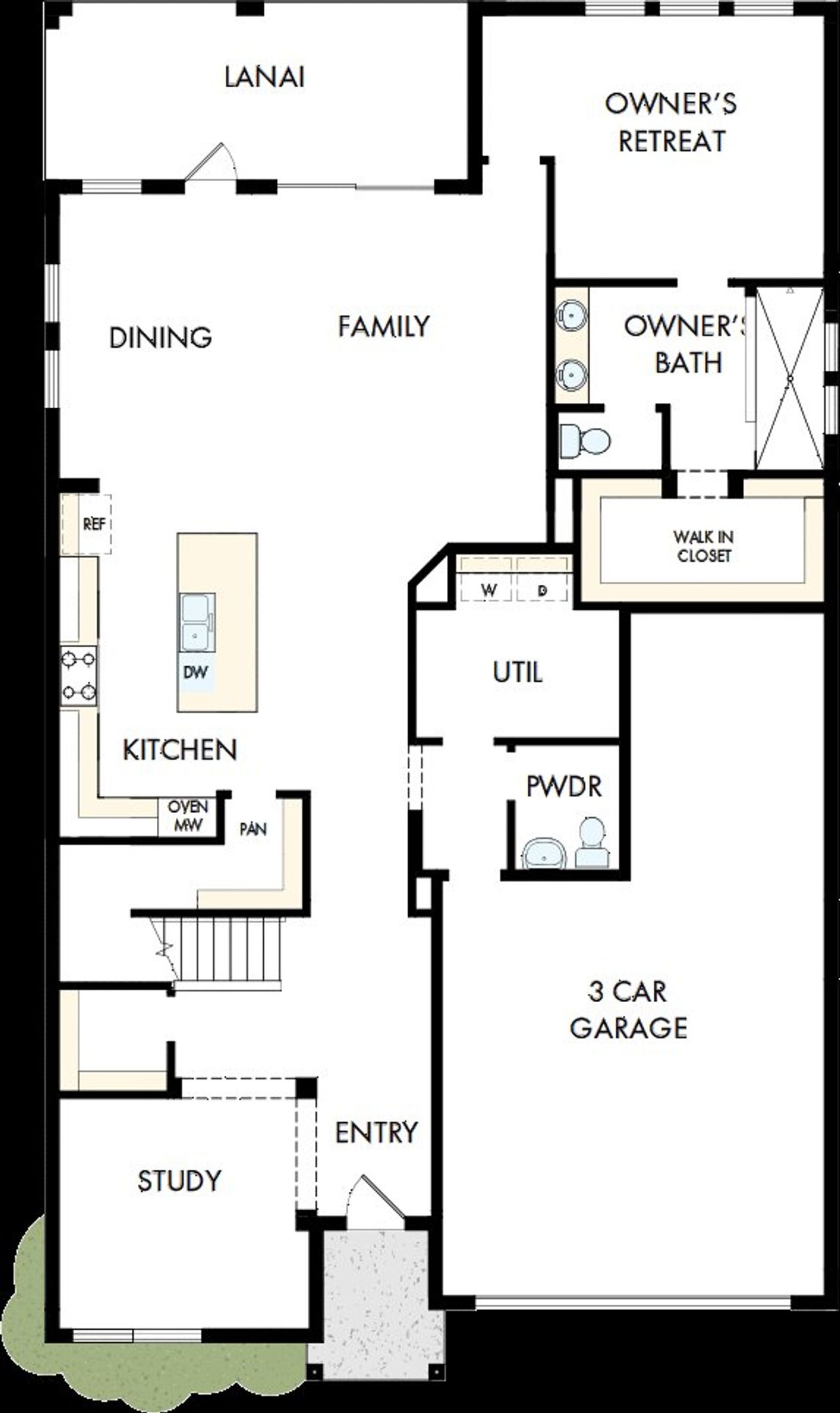 2D floor plan layout of this home in Lakeside at Satilla, St. Cloud, FL (Image 2). 2D floor plan layout of this home in Lakeside at Satilla, St. Cloud, FL (Image 2).
