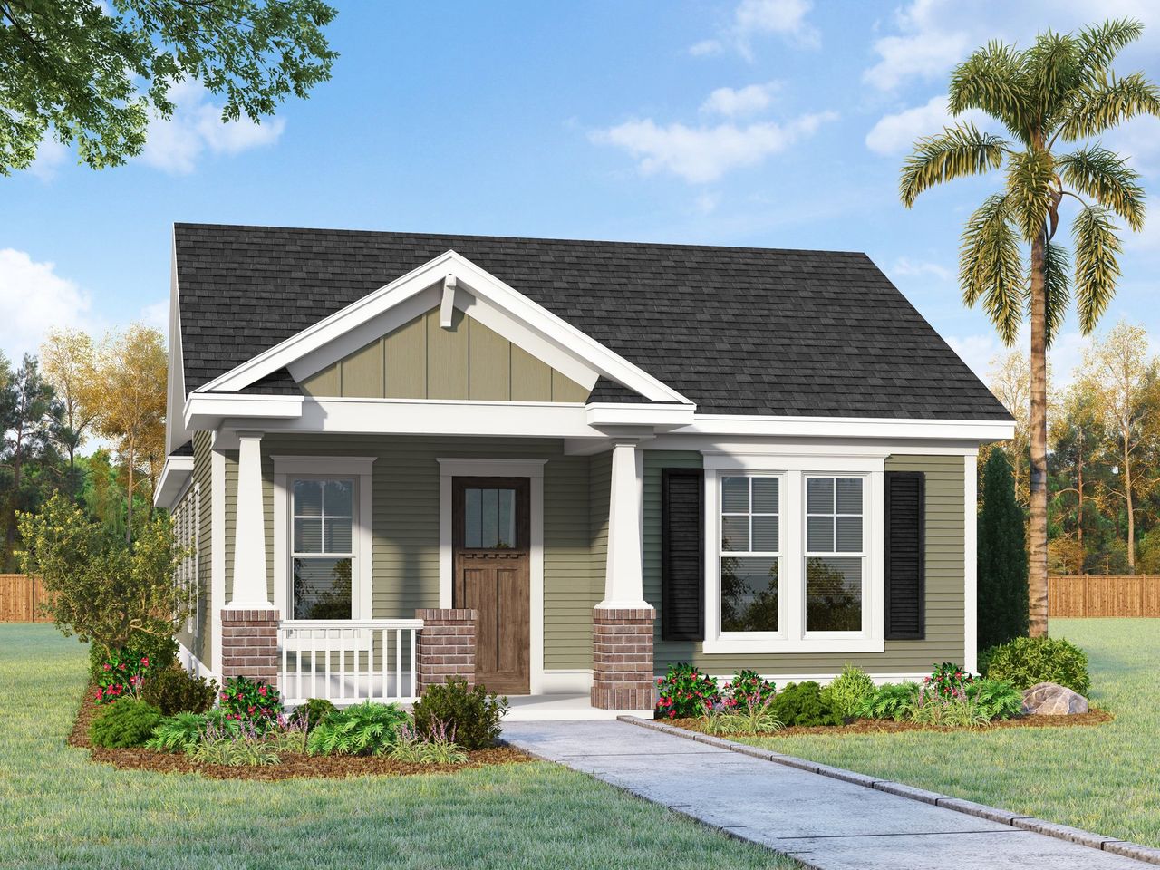 Representative exterior photo of a completed home built from the Hunter A by Sullivan Brothers Builders in Pearland Old Townsite, Pearland, TX (Image 2).