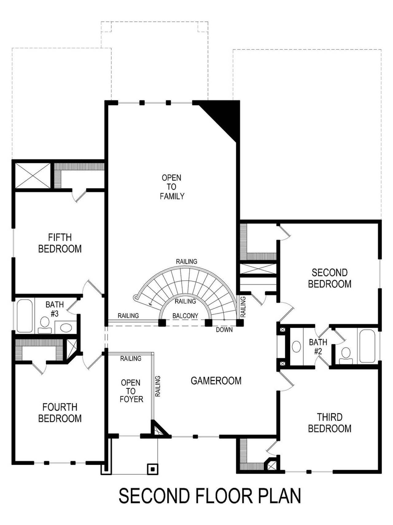 2D floor plan layout of this home in Summit Parks, DeSoto, TX (Image 2).